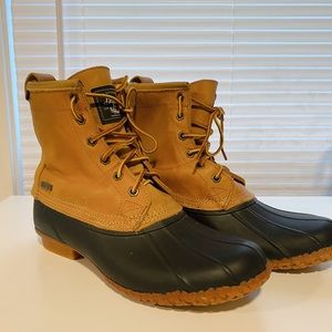 G.H. Bass Mens Mallard Duck Boots Size 9M Tan